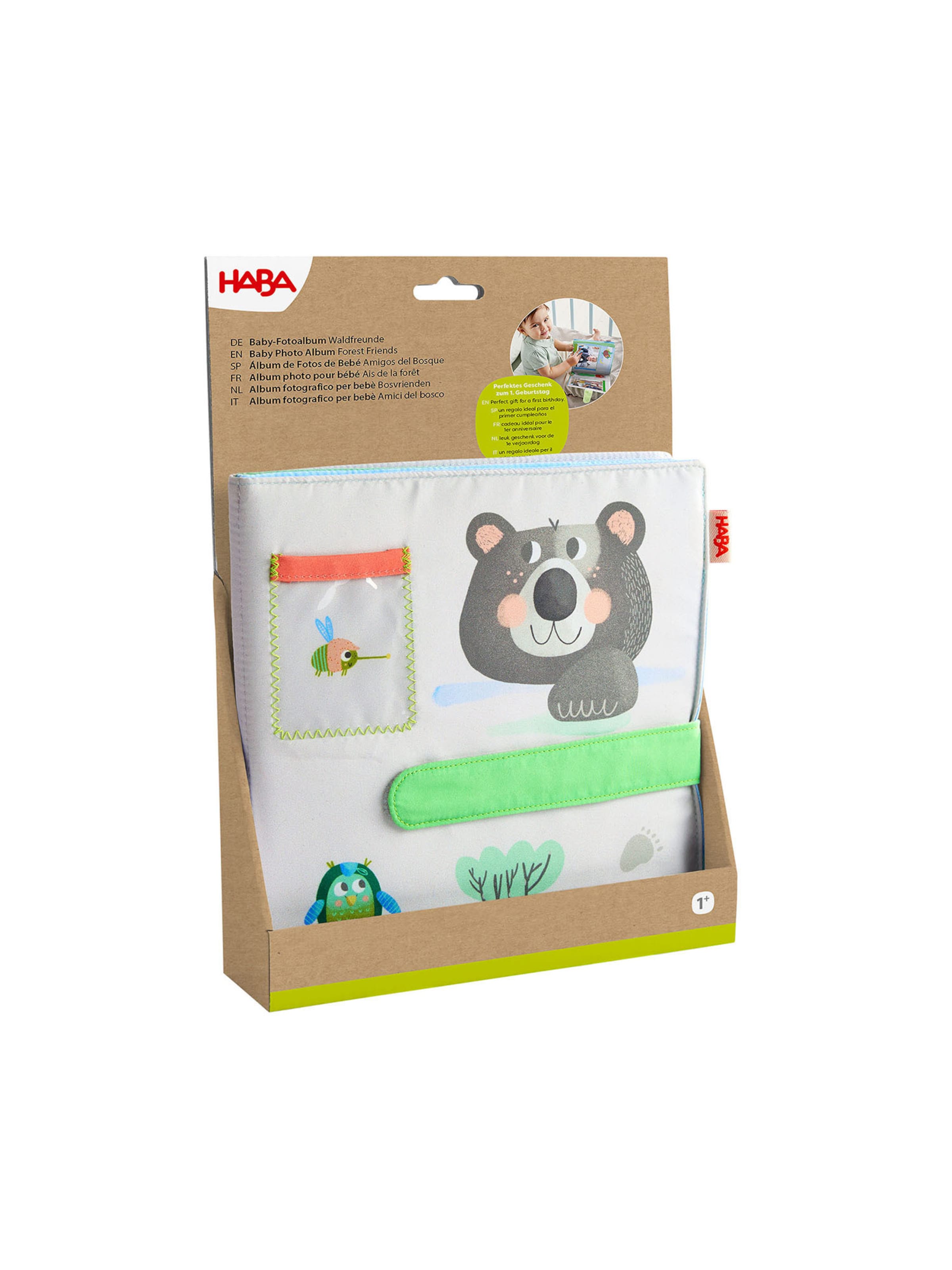 HABA Spel 'Baby-Fotoalbum Waldfreunde' in Gemengde kleuren: voorkant