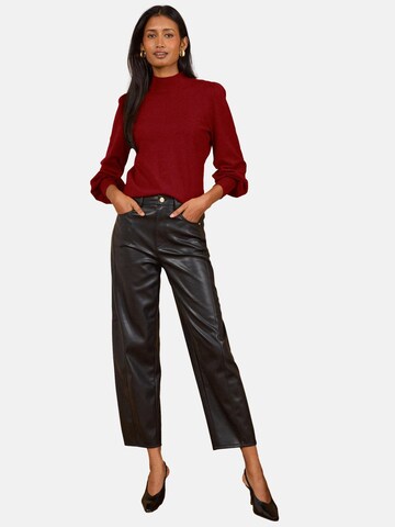 Pull-over love & roses en rouge : devant