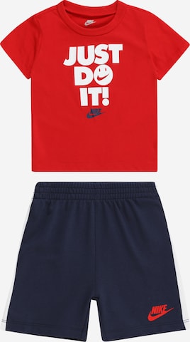 Nike Sportswear Комплект в синьо: отпред