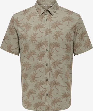 zaļš Only & Sons Standarta piegriezums Krekls 'ONSMALDINI': no priekšpuses