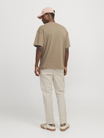 JACK & JONES Tapered Cargobroek 'JPSTAce JJTucker' in Grijs