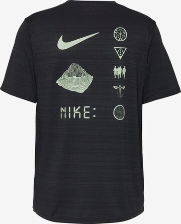 NIKE Performance Shirt 'Miler' in Black