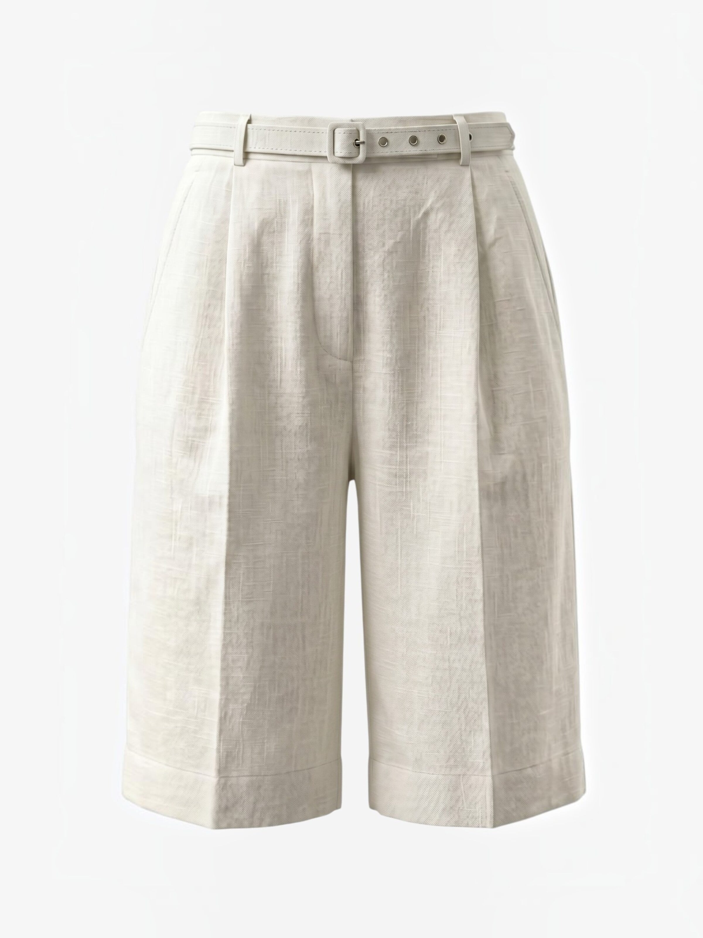 Viore Loosefit Hose 'Shorts'‌ in Beige: Vorderseite
