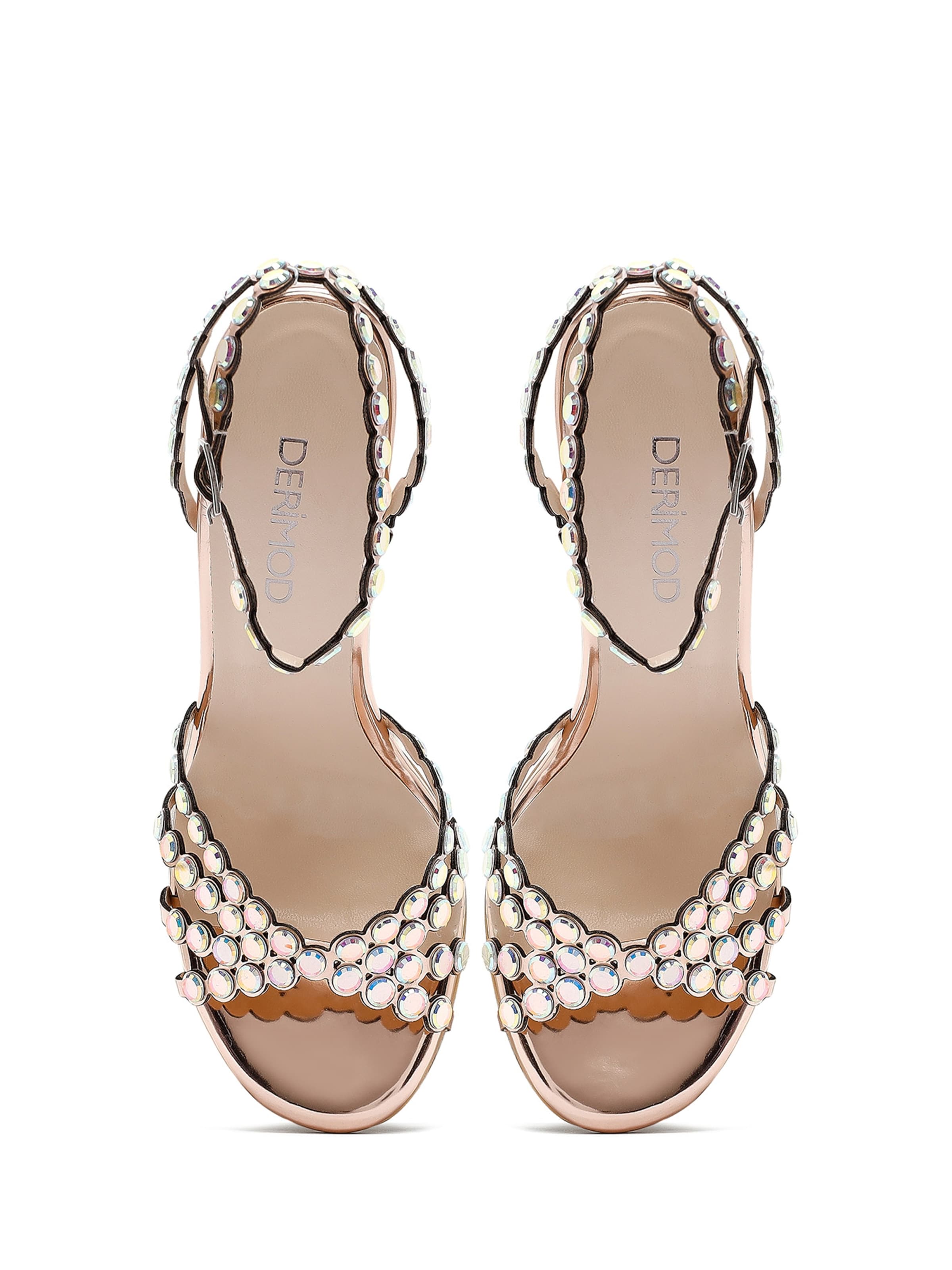 Sandalo con cinturino di Derimod in oro