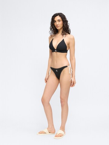 Calvin Klein Swimwear Triangel Bikinitop in Zwart