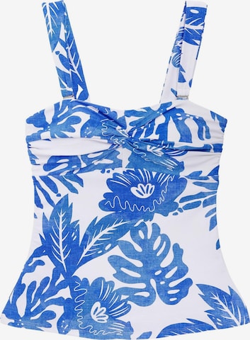 Top per tankini di Next in blu: frontale