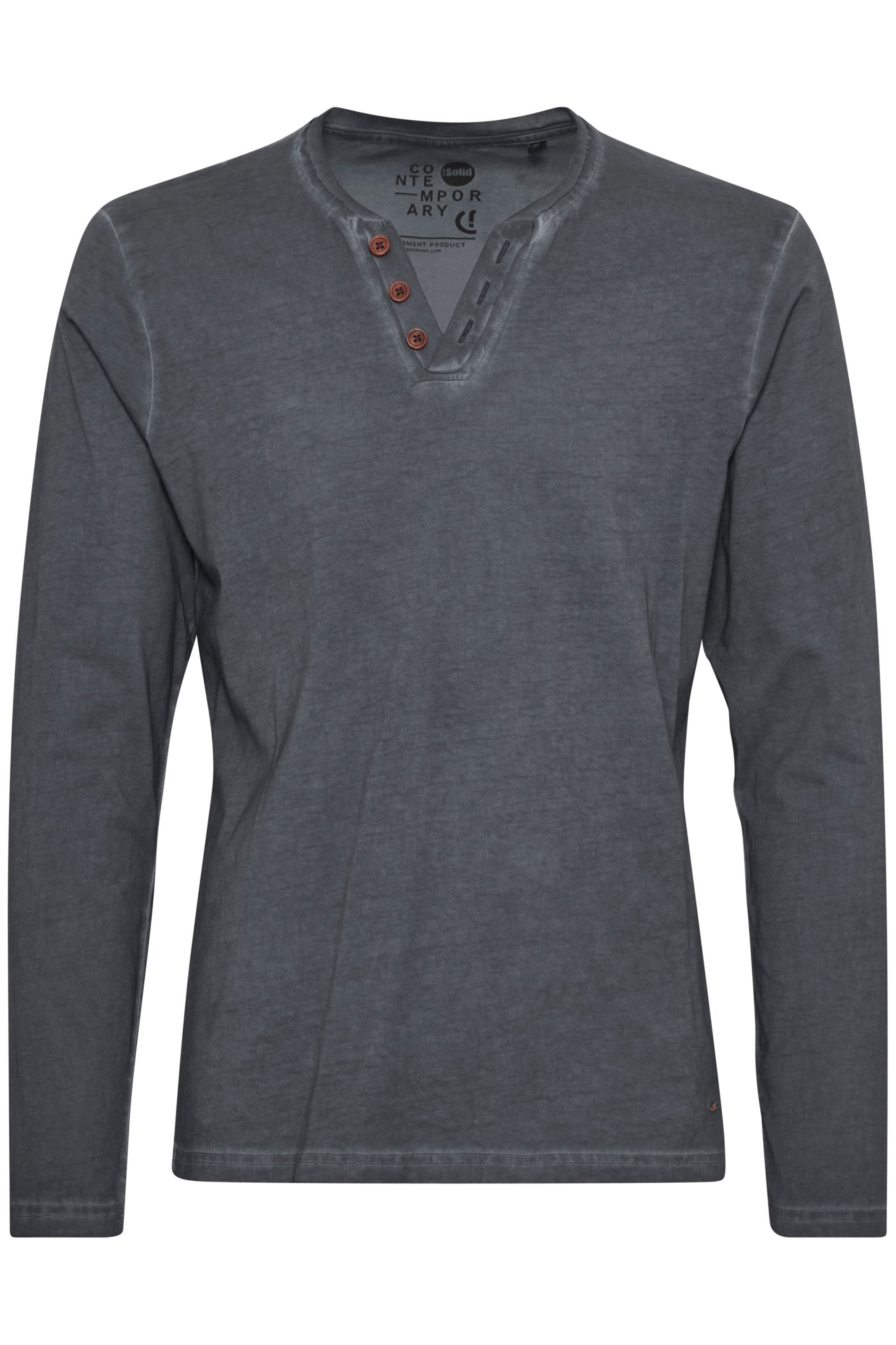 T-Shirt 'Tinox' !Solid en gris : devant