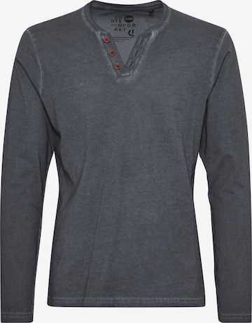 !Solid V-Shirt 'Tinox' in Grau: predná strana