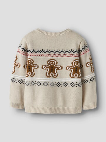 NAME IT Sweater 'NMNRISMAS' in Grey