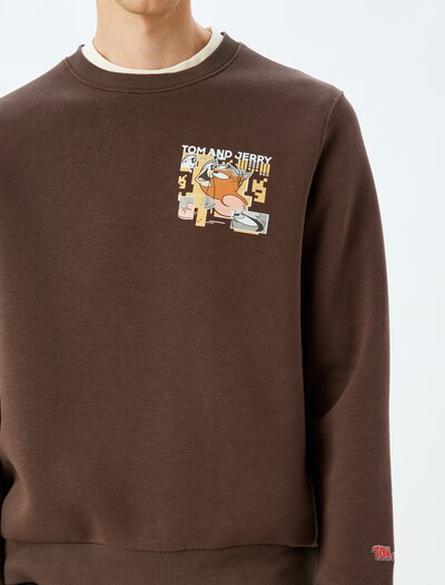 Koton Sweatshirt in Brown / Yellow / Grey / Red, Item view