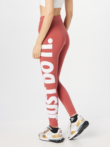 Nike Sportswear Skinny Leggingsit 'Essential' värissä ruskea