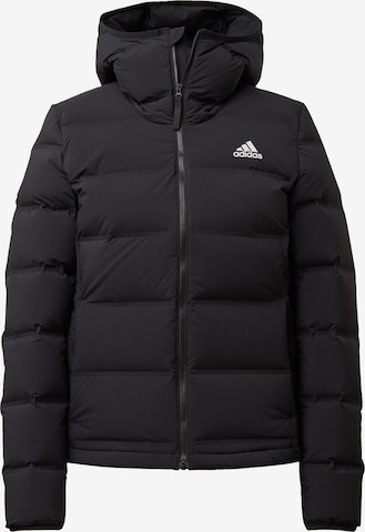 ADIDAS SPORTSWEAR Athletic Jacket 'Helionic' in Black: front