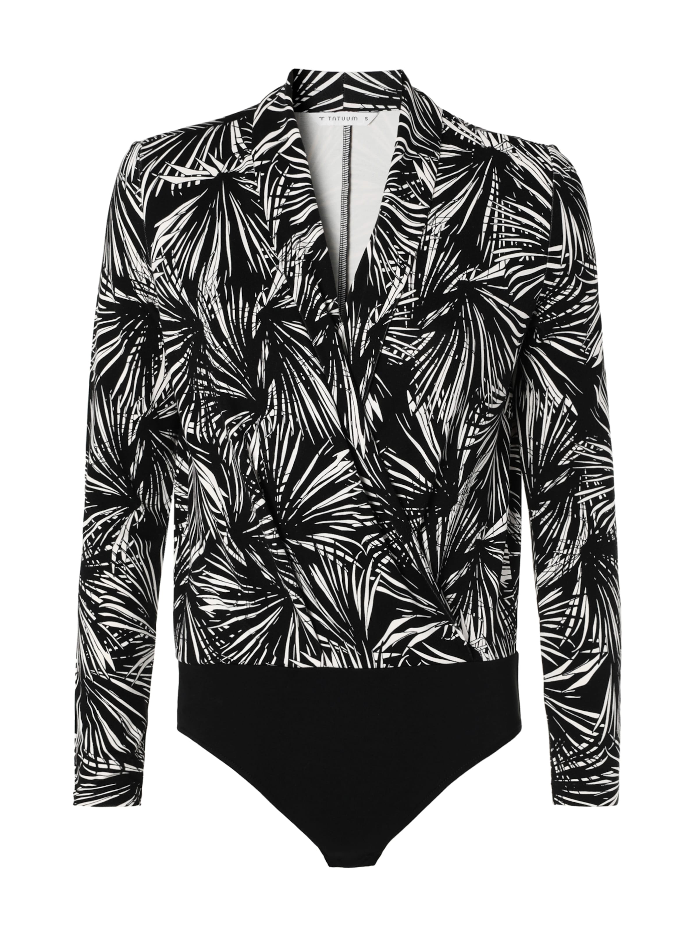 TATUUM Rövid body 'AGATHA' - fekete: elől