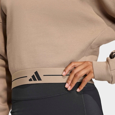 ADIDAS PERFORMANCE Athletic Sweatshirt in Cappuccino / Black, Item view