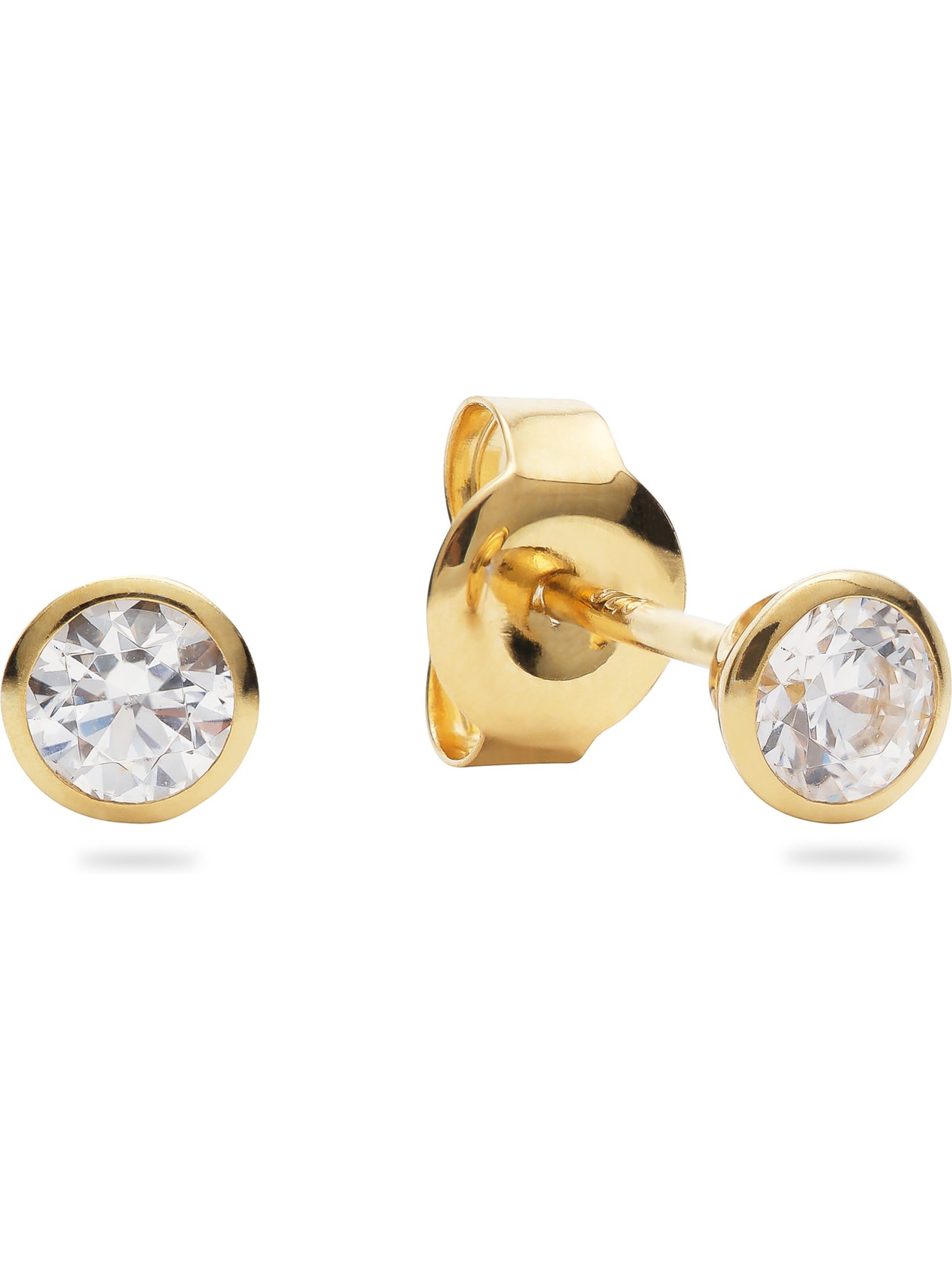 CHRIST Ohrringe in Gold: Vorderseite