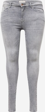 ONLY Carmakoma Skinny Jeans i grå: forside