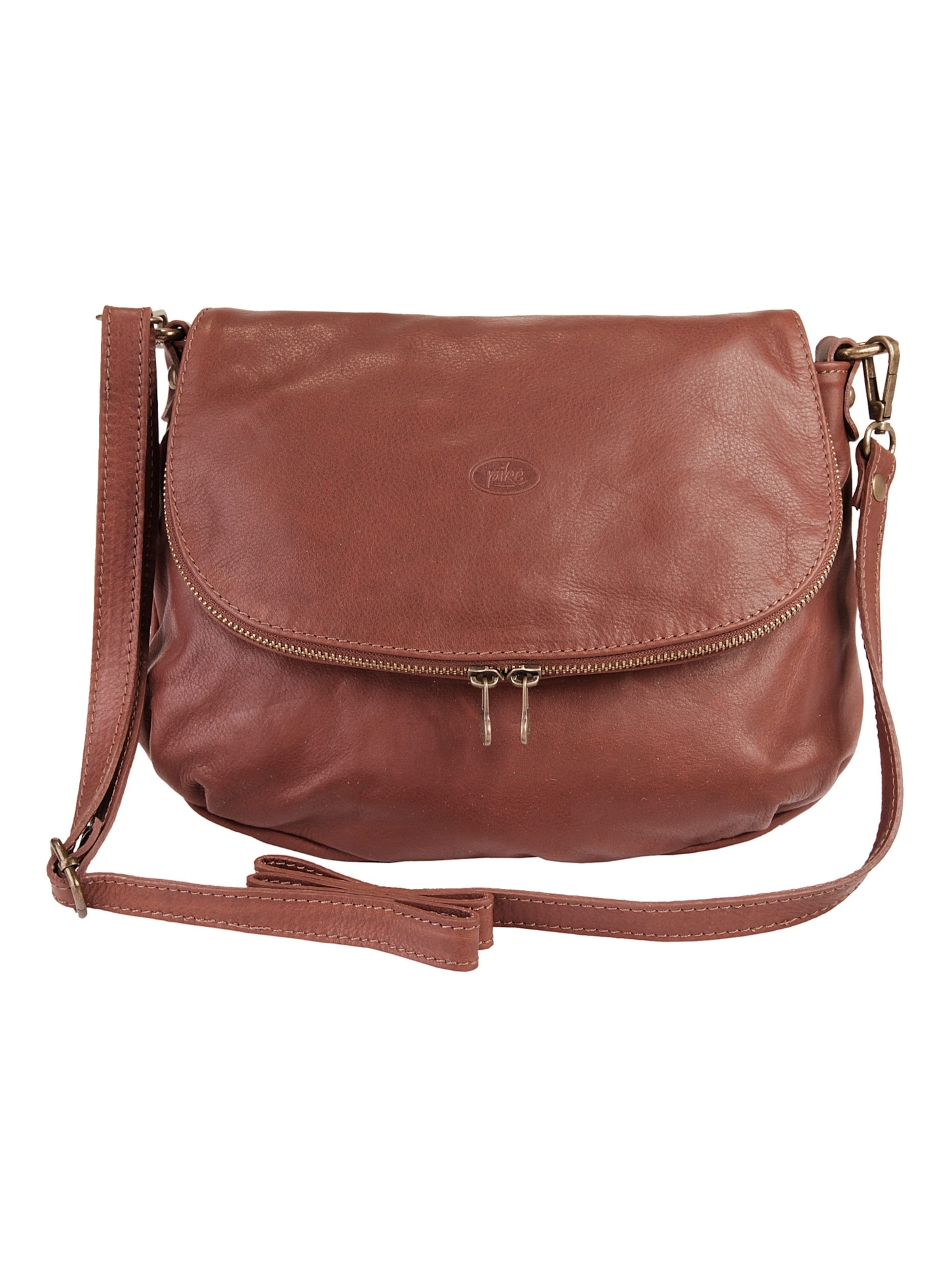 piké Crossbody Bag in Brown: front