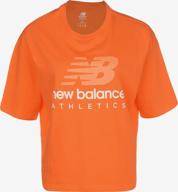 new balance Performance Shirt in Orange: front