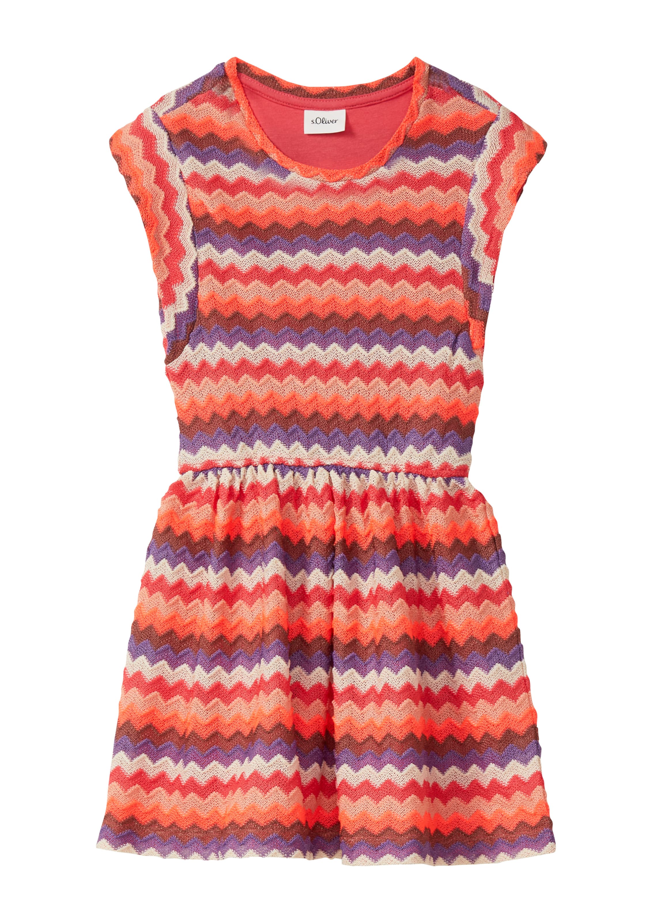 s.Oliver Kleid in Orange: Vorderseite