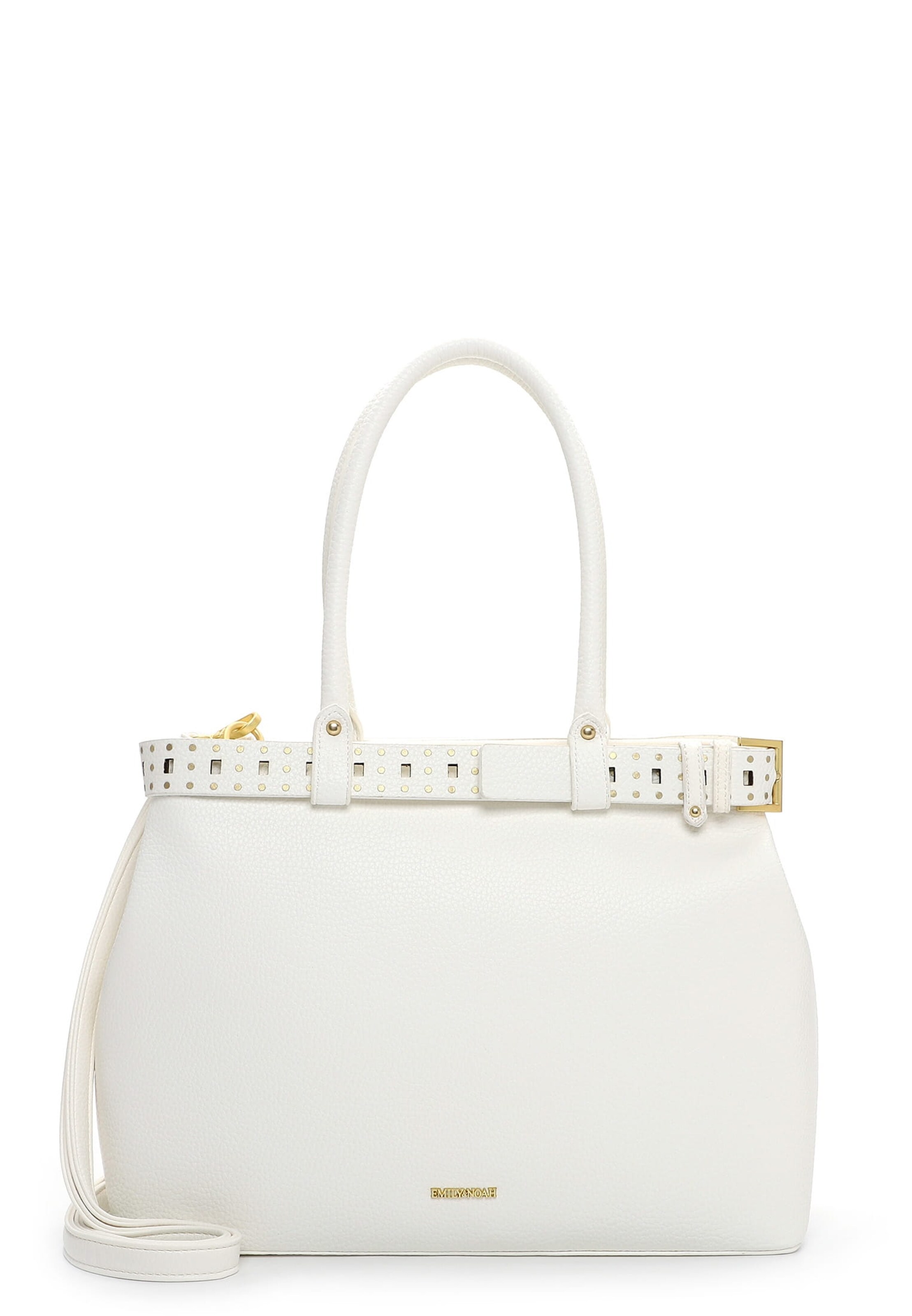 Emily & Noah Shopper 'Justine' i hvid: forside