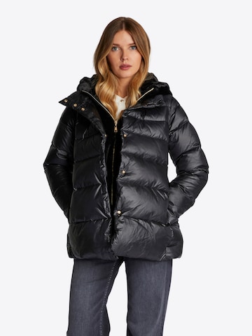 Rich & Royal Winter Jacket in Black: front