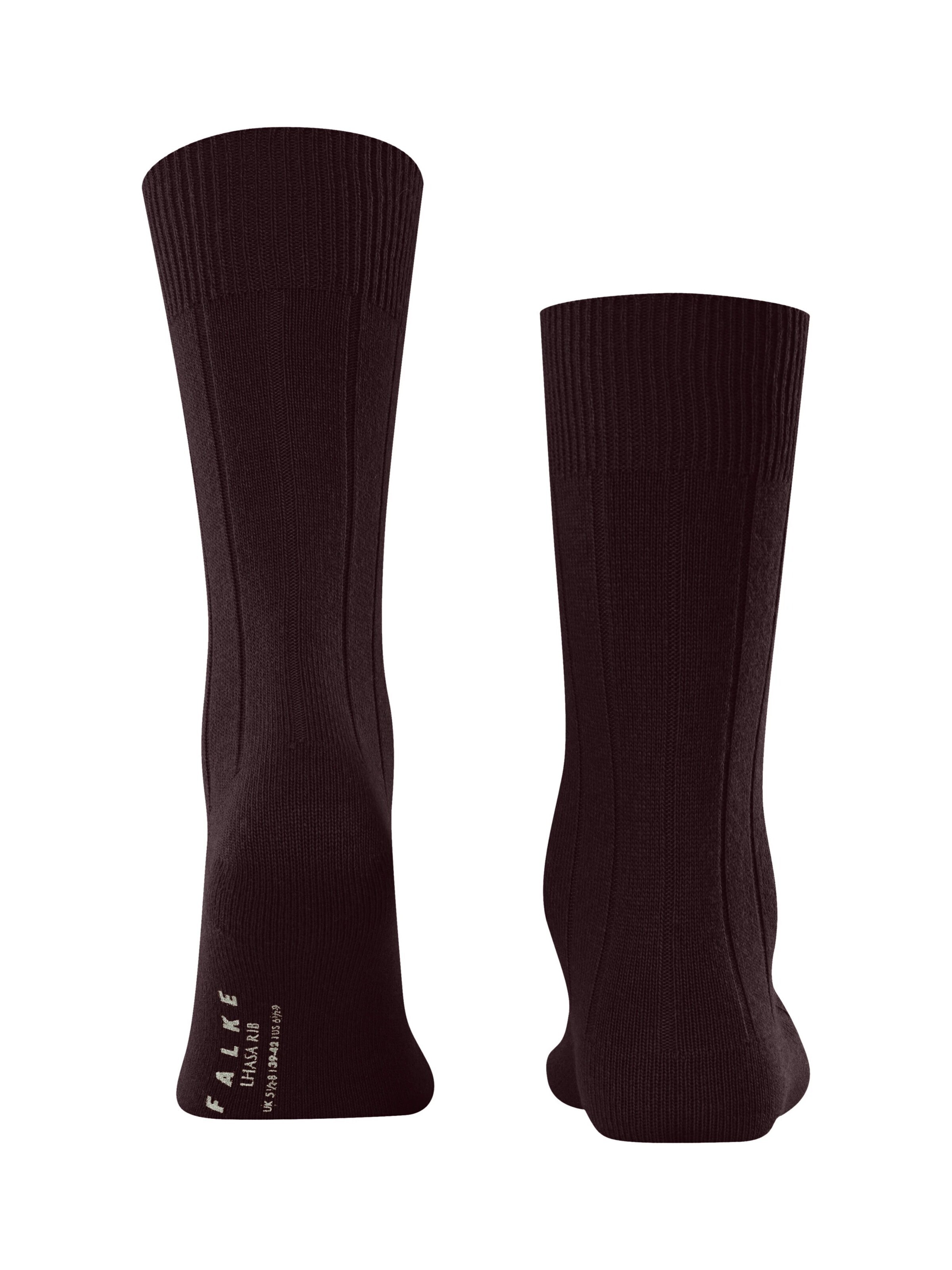FALKE Socks 'Lhasa Rib' in Red