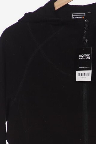ICEPEAK Sweatshirt & Zip-Up Hoodie in XXL in Black