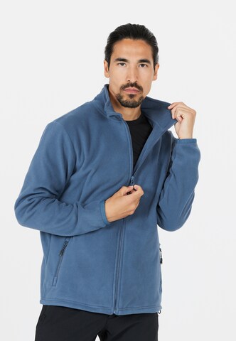 Whistler Athletic Fleece Jacket 'Cocoon' in Blue: front