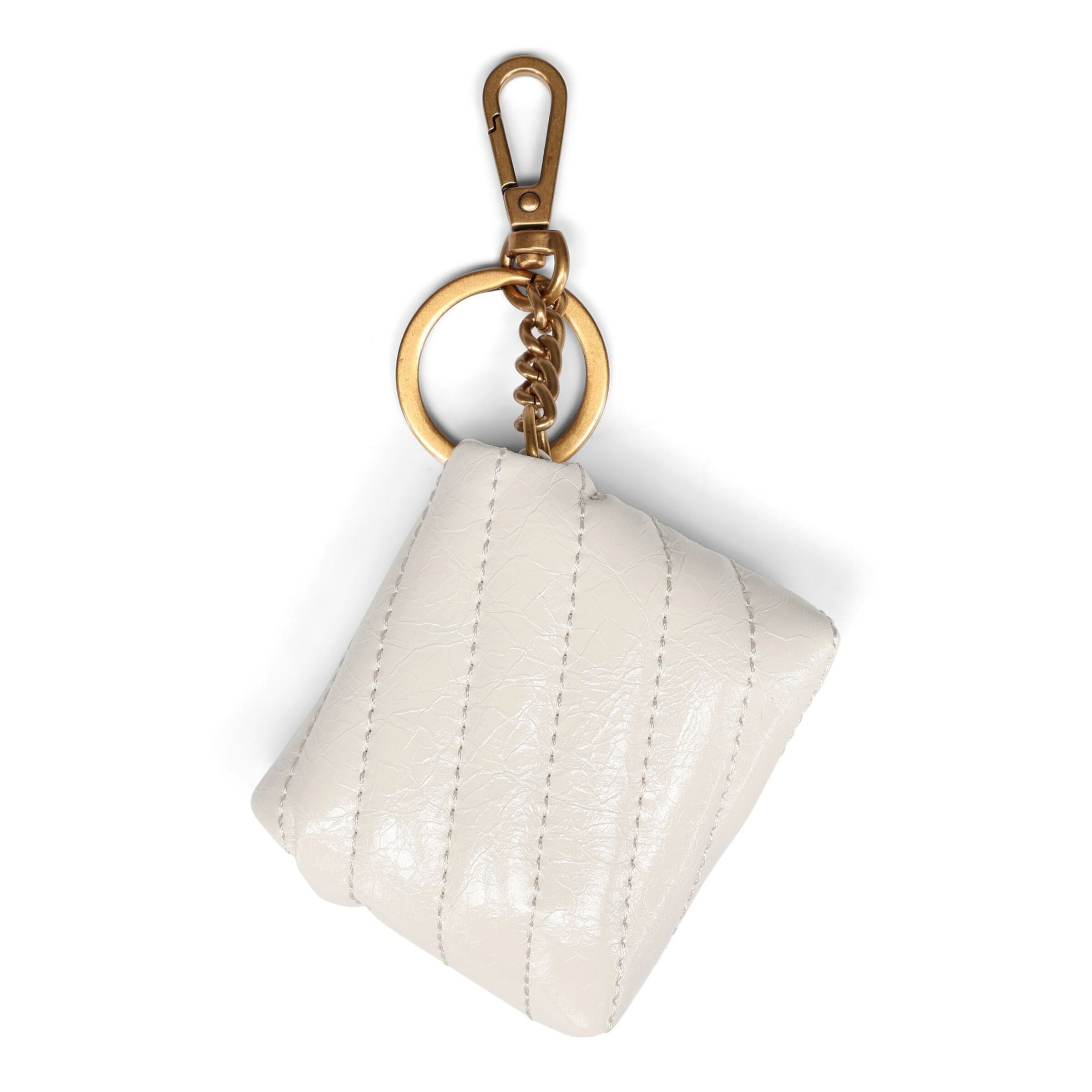 Porte-clés 'Airpods Love' PINKO en blanc