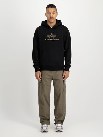 ALPHA INDUSTRIES Sweatshirt 'Basic' in Black
