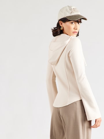 Monki Sweatjacka i beige