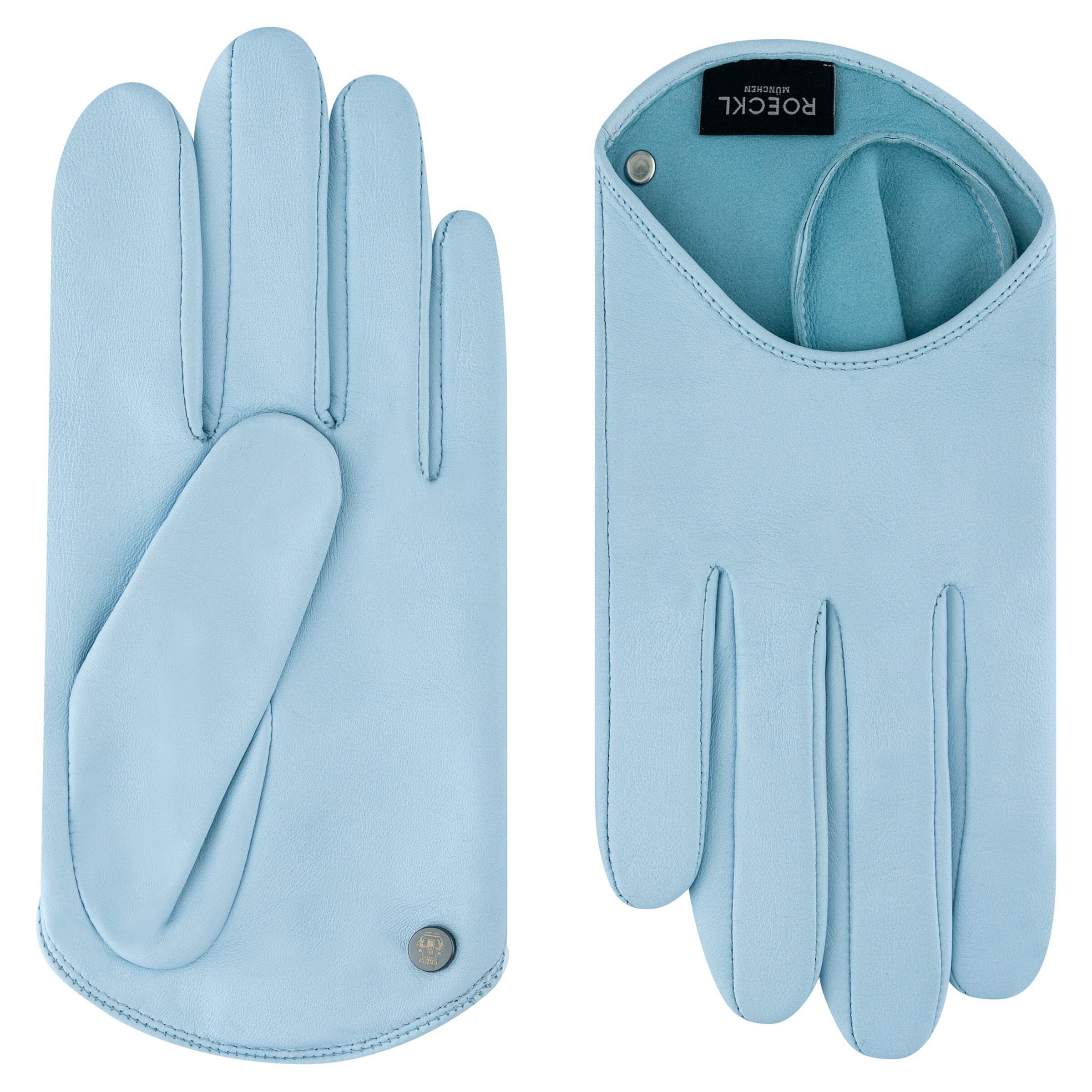 Roeckl Full finger gloves ' VERONA' in Blue: front