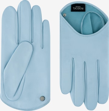 Roeckl Full finger gloves ' VERONA' in Blue: front
