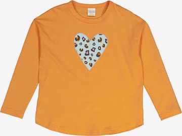 T-Shirt '' Fred's World by GREEN COTTON en orange : devant