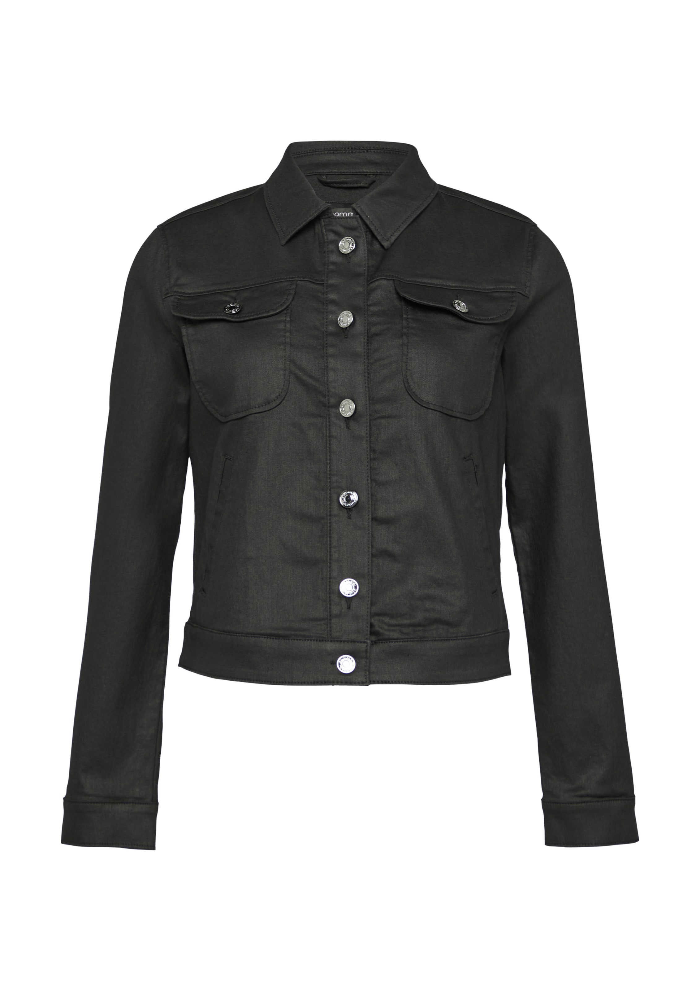 COMMA Übergangsjacke in Schwarz: Vorderseite