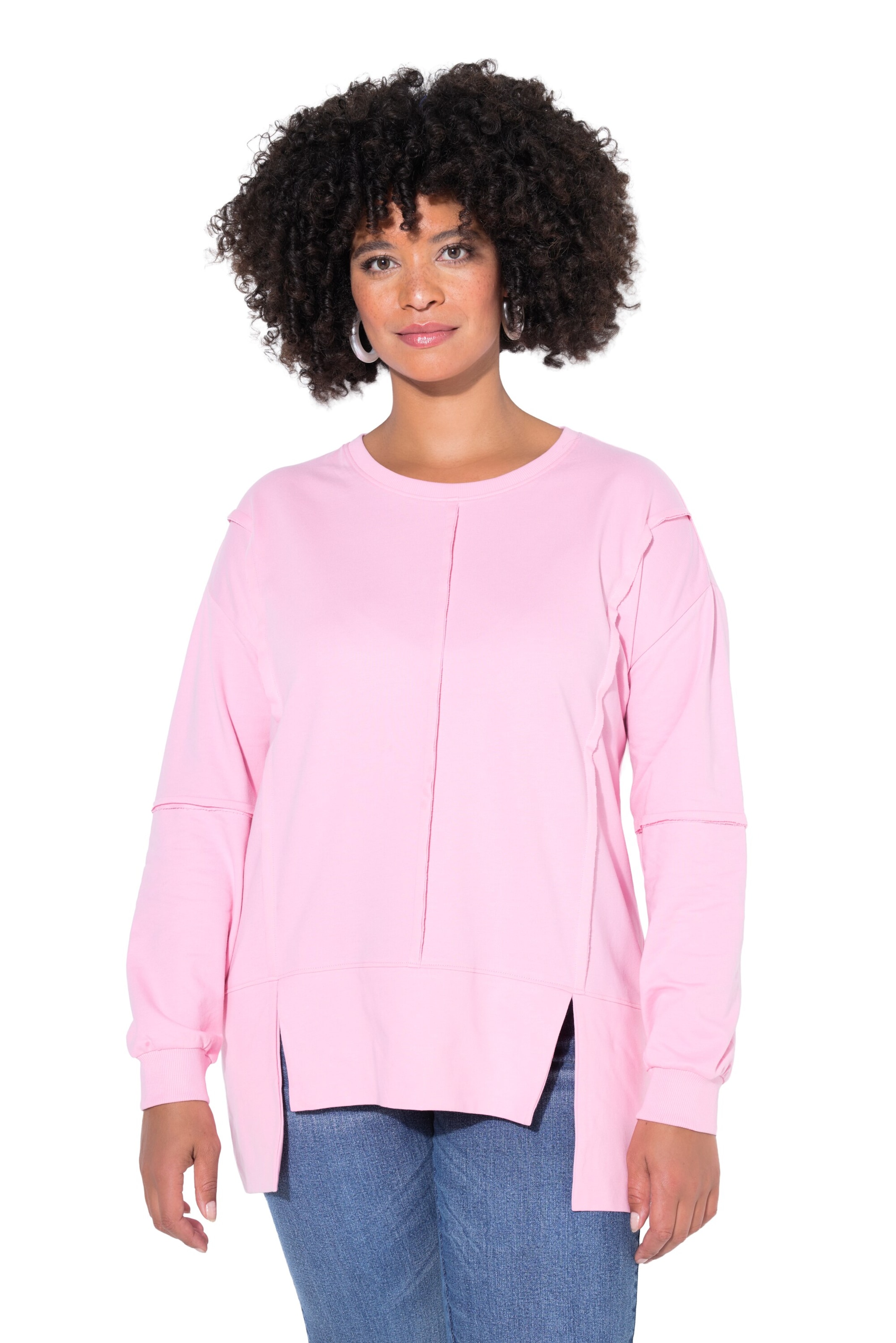 Angel of Style Sweatshirt in Roze: voorkant