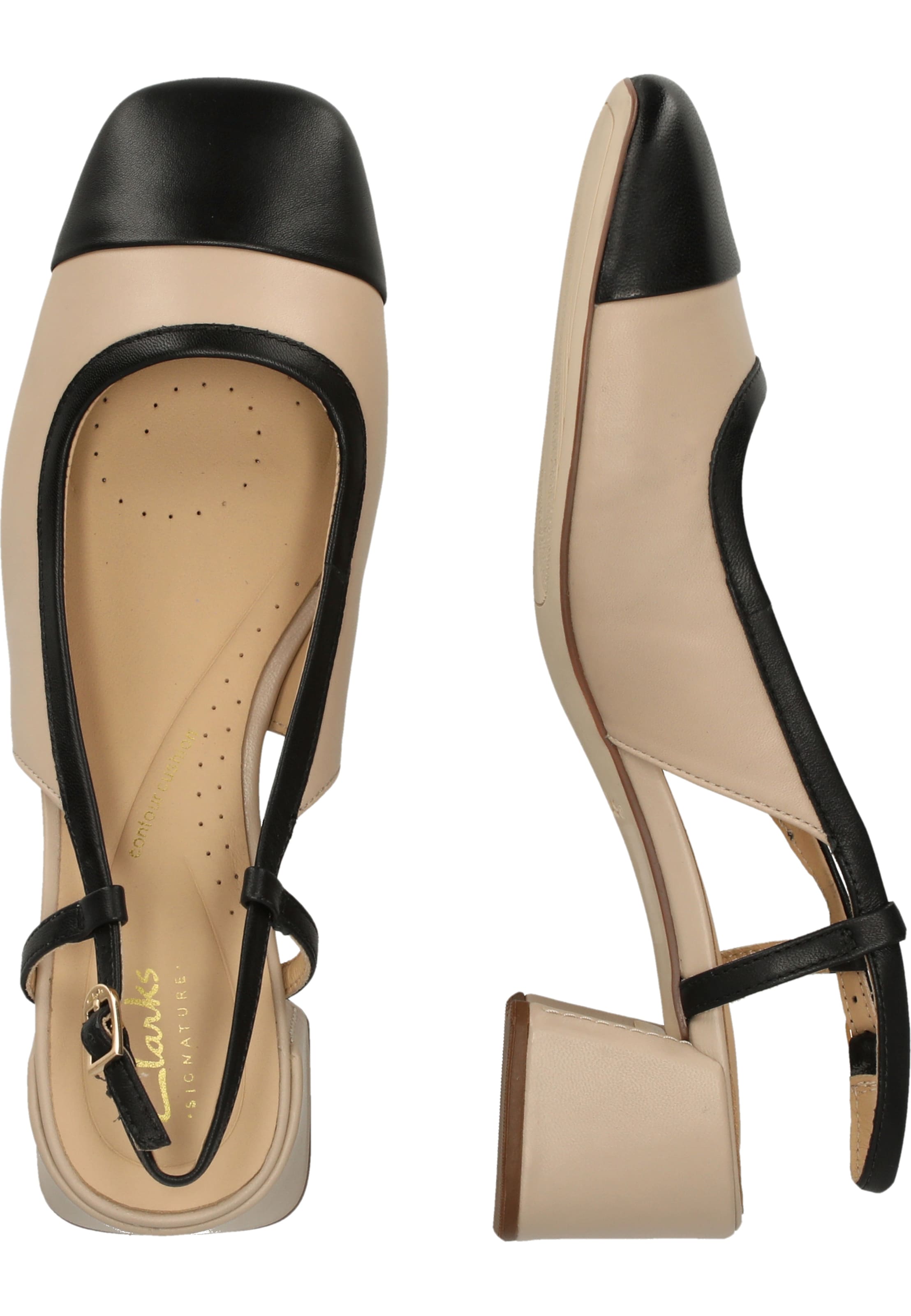 CLARKS Pumps 'Nyta45 Sling' in Beige