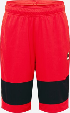 PUMA Loose fit Workout Pants in Red: front