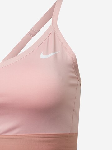 Nike Sportswear Štandardný strih Športová podprsenka 'Indy' - ružová