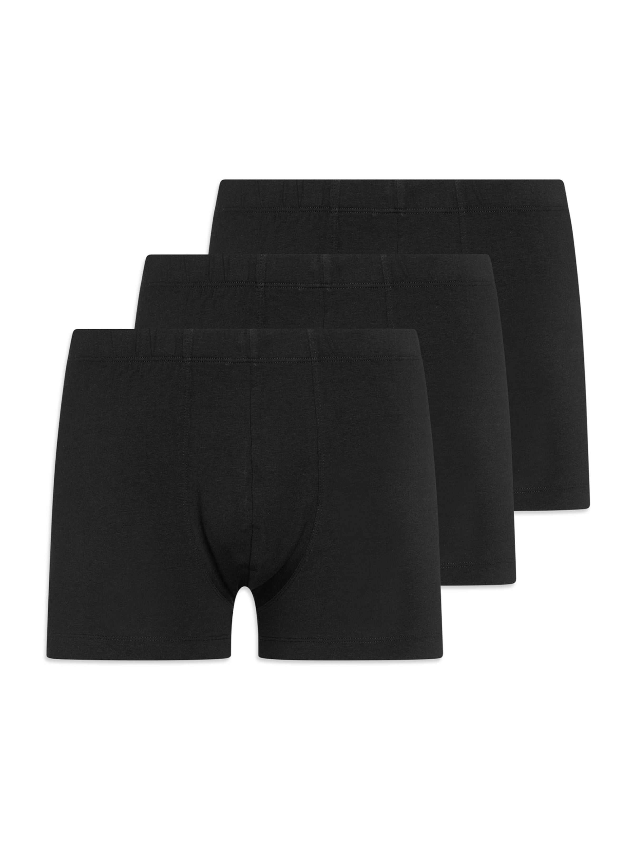 uncover by SCHIESSER Boxershorts in Zwart: voorkant