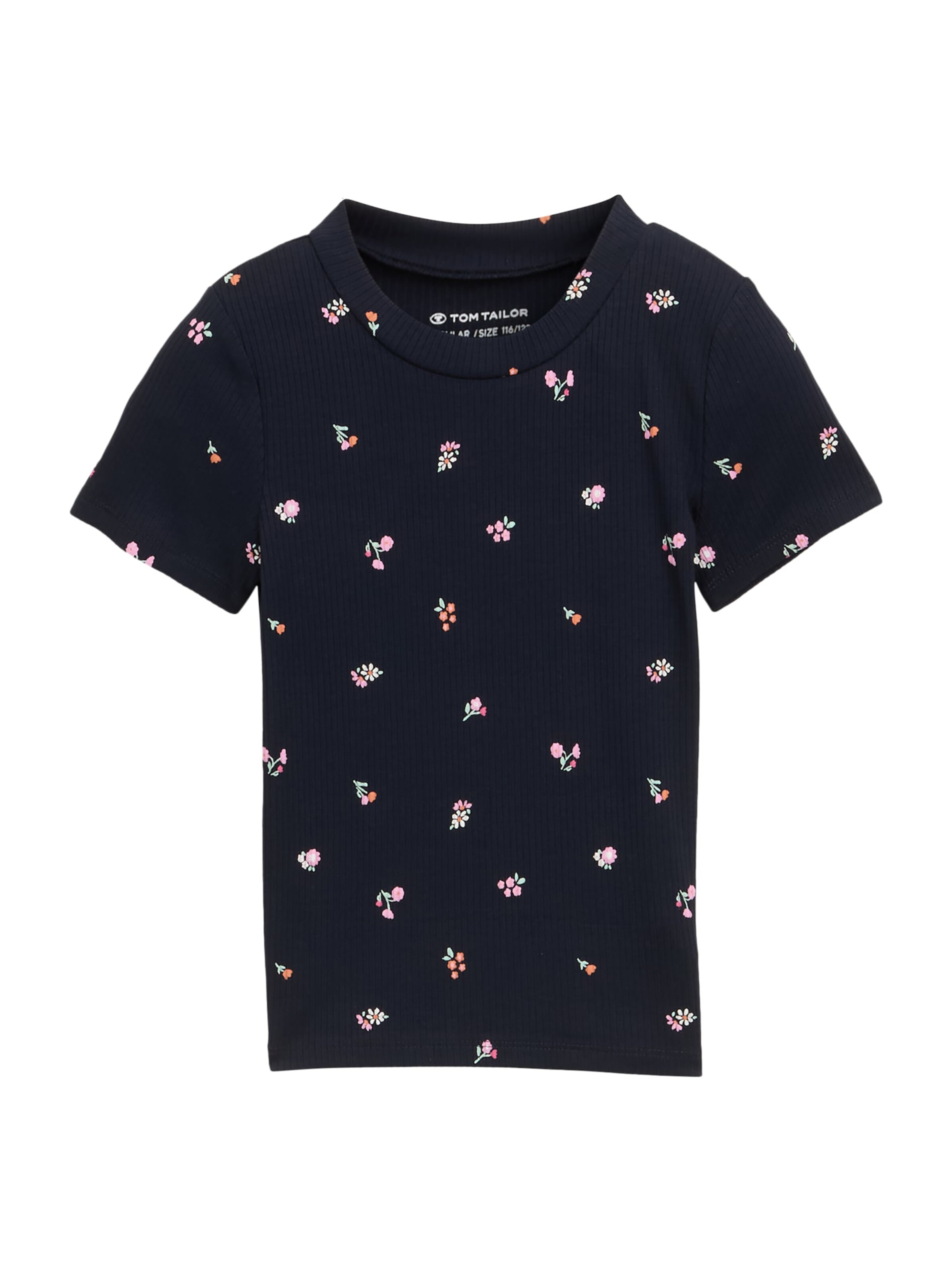 TOM TAILOR Тениска в синьо: отпред