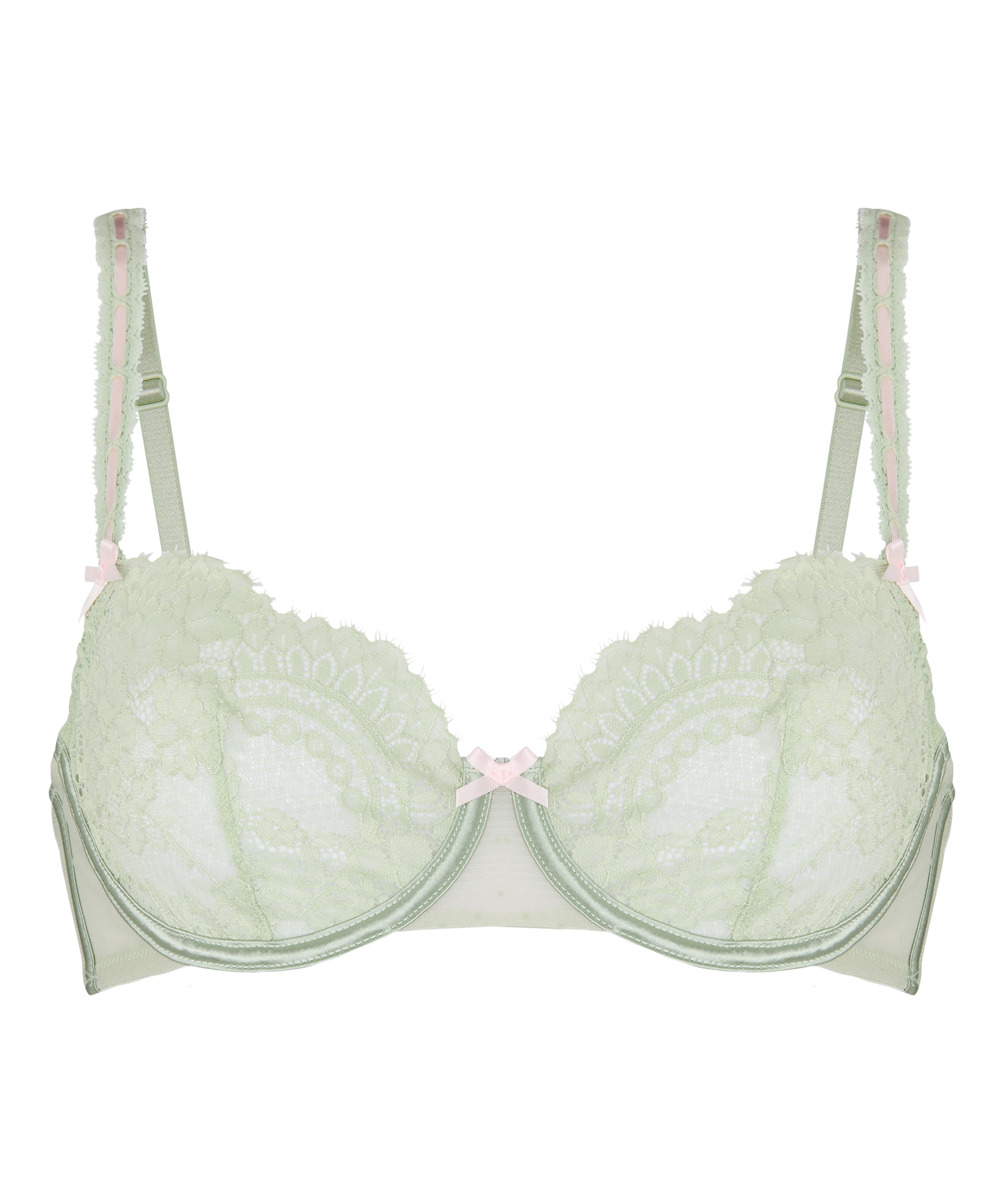 Hunkemöller BH 'Dorothy' in de kleur Pastelgroen, Productweergave