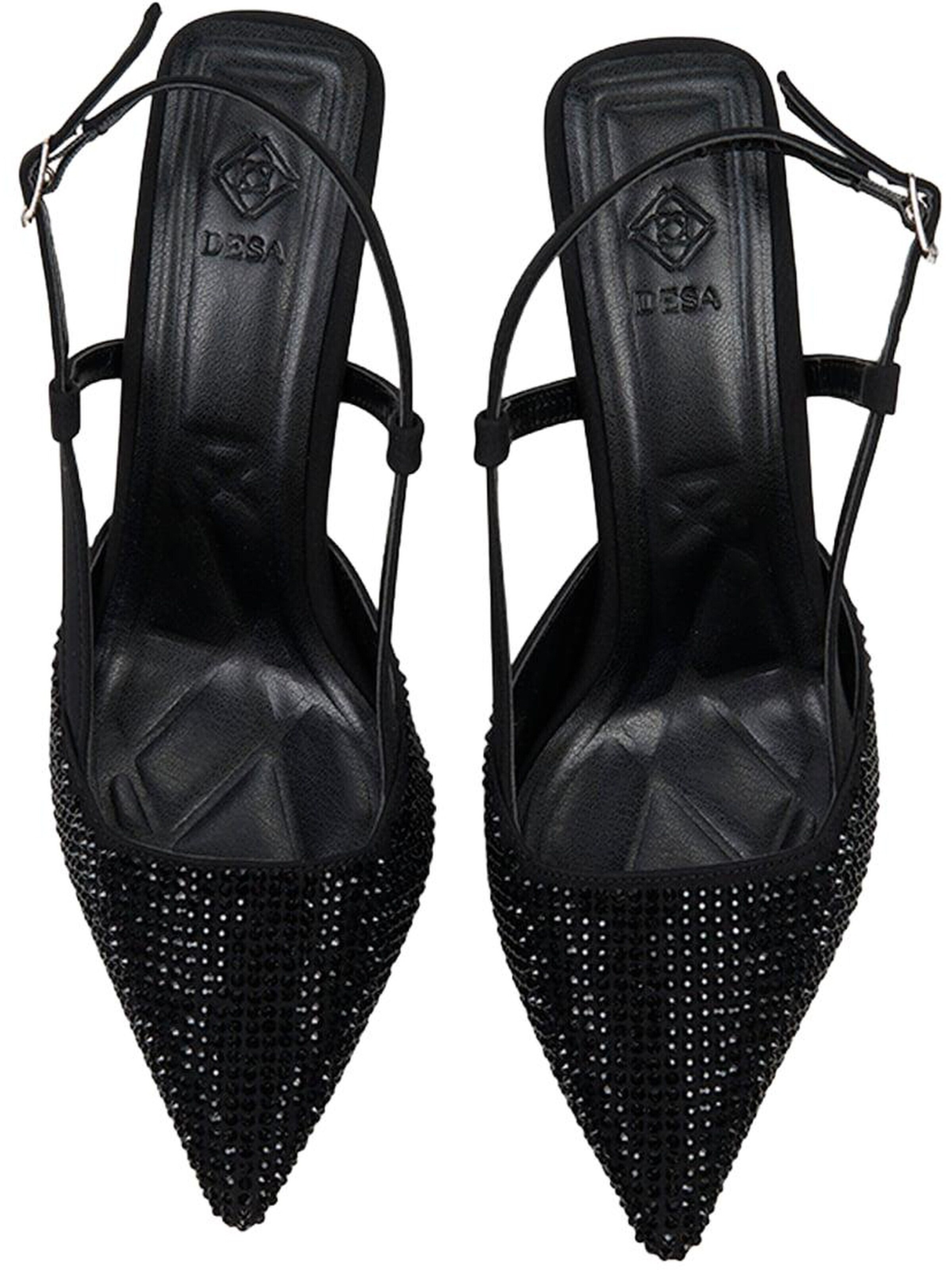 Desa Slingpumps 'Stilett' in Zwart