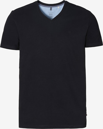 TATUUM Shirt 'LUCK' in Blue: front