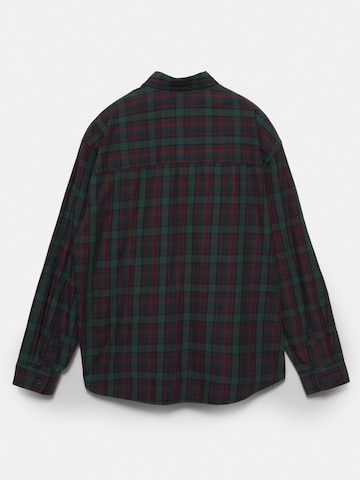 Coupe regular Chemise Pull&Bear en vert
