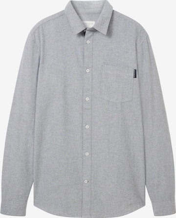 Coupe regular Chemise TOM TAILOR en bleu : devant