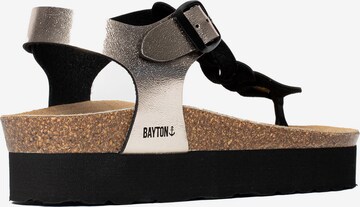 Bayton T-bar sandals 'Badajoz' in Gold