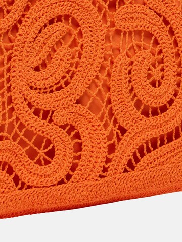PINKO Handtas 'PINKO SHOPPER CROCHET GEOMETRICO BORSA' in Oranje