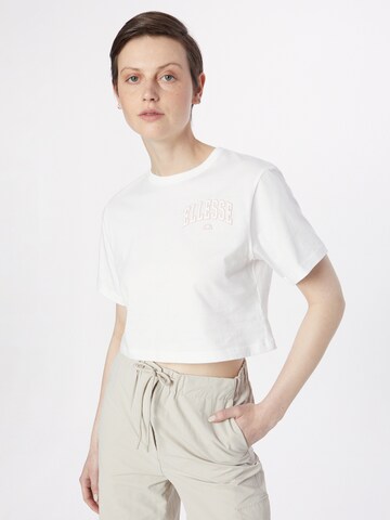 Tricou 'Beneventi' de la ELLESSE pe alb: față