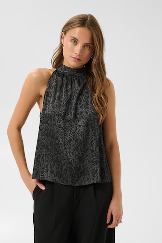 Kaffe - Blusa en negro: frente